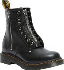 1460TZ Dr. Martens Women's 1460 Twin Zip Leather Lace Up Boots Black/Wanama 9 - Like New