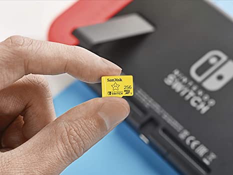 SanDisk 2-Pack Nintendo Switch OLED 256GB x2 MicroSD SDSQXAO-256G-ACDZ2 - Yellow New