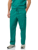 AMAZON ESSENTIALS MEN'S ELASTIC WAISTBAND STRAIGHT LEG SCRUB PANT TEAL BLUE M - Like New