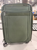 SAMSONITE RELITE 4-WHEEL SPINNER CARRY ON CEDAR GREEN, 16.5X10.8X23.2 - Brand New