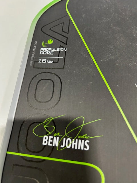 JOOLA 2024 JOOLA BEN JOHNS HYPERION 3 16MM PICKLEBALL PADDLE - GREEN/BLACK - Like New