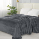 ELEGANT COMFORT LUXURY VELVETY SOFTNESS FUZZY PLUSH MICRO-VELOUR BLANKET GRAY - Brand New