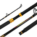 Fiblink Fishing Trolling Rod 7'6" 30-50lbs B08PJKJ2KS - Black - Brand New