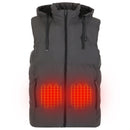 HELIOS PAFFUTO HEATED VEST – UNISEX - SIZE: MEN L - GRAY - Like New