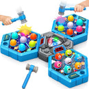 ANNKIE WHACK GAME MOLE, TOYS FOR AGE 3-12, INTERACTIVE EDUCATIONAL, 35978 - BLUE - Like New