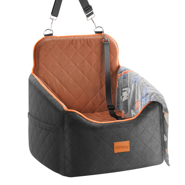 Dog Car Seat for Small Dog with Washable Mat, Memory Foam Booster Seat - Like New