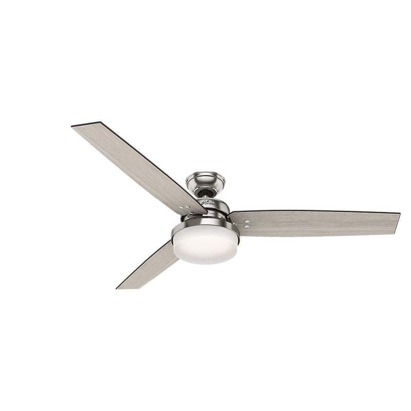 Hunter Sentinel Indoor Ceiling Fan with LED Light and Remote Control, 60" - Like New