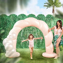 MINNIDIP ARCH PLAY SPRINKLER BLUSH TWIST INFLATABLE PVC WATER TOY - PINK - Brand New