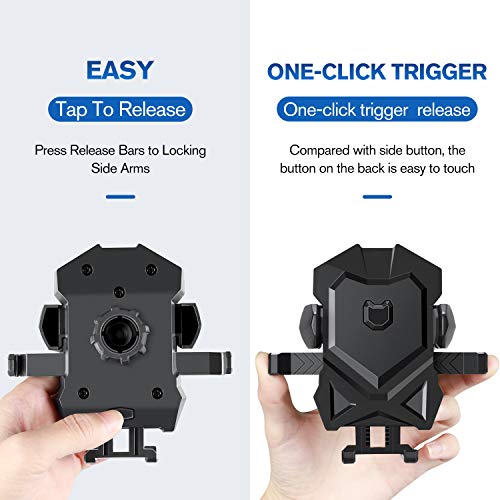 MANORD PHONE HOLDER FOR CAR UNIVERSAL LONG NECK CAR MOUNT HOLDER MJCB - BLACK - Like New