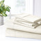 BIBB HOME 2000 COUNT 6-PIECE RAYON FROM BAMBOO SHEET SET - KING - CREAM - Like New