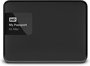 WD 1TB Black My Passport Mac Portable External WDBJBS0010BSL-NESN - BLACK Like New