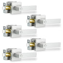 RAZCC Privacy Interior Door Handle, 5 Pack Heavy Duty Door Lever for Bathroom - Like New
