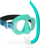 CRESSI NAUTILUS COMBO MASK & SNORKEL KIT, WATERTIGHT, DM630250 - AQUAMARINE - Brand New