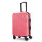 AMERICAN TOURISTER NXT CHECKERED HARDSIDE CARRY ON SPINNER 22 - FLAMINGO PINK - Like New