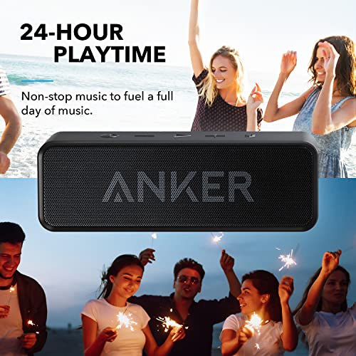 UPGRADED ANKER SOUNDCORE BLUETOOTH SPEAKER IPX5 WATERPROOF A3102 - BLACK - Like New