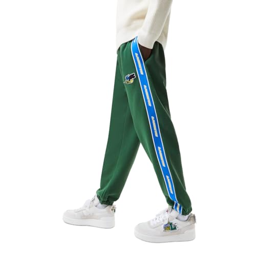 XH1466-51-132 LACOSTE MEN'S BRANDED BAND SWEATPANTS GREEN SIZE L - Brand New
