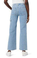 DPPRVO1363 HUDSON ROSIE HIGH-RISE CARGO WIDE LEG - SIZE: WOMEN 25 - RESERVOIR - Like New