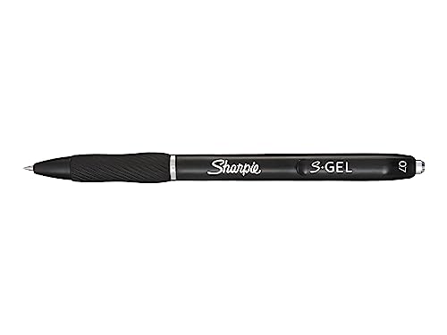 SHARPIE S-GEL GEL PEN, MEDIUM POINT, BLACK INK, 36/PACK (2096180) - BLACK - Like New