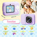 TYPONOS INSTANT PRINT KIDS CAMERA 1080P HD VIDEO DIGITAL CAMERA - VIOLET - Like New