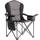 Large Camping Chair with Side Table Heavy Duty 500LBS - Folding Outdoor Chair - Like New