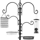 Best Choice Products 91" 4-Hook Bird Feeding Station Steel Multi-Feeder Kit - Brand New