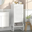 LEYNOT SMALL BATHROOM STORAGE CABINET,42.51X 16.53X13.77,RY014 - WHITE - Like New
