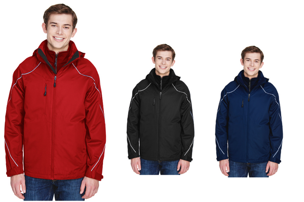 88196 North End Men's Angle 3-in-1 Jacket Bonded Fleece Liner New