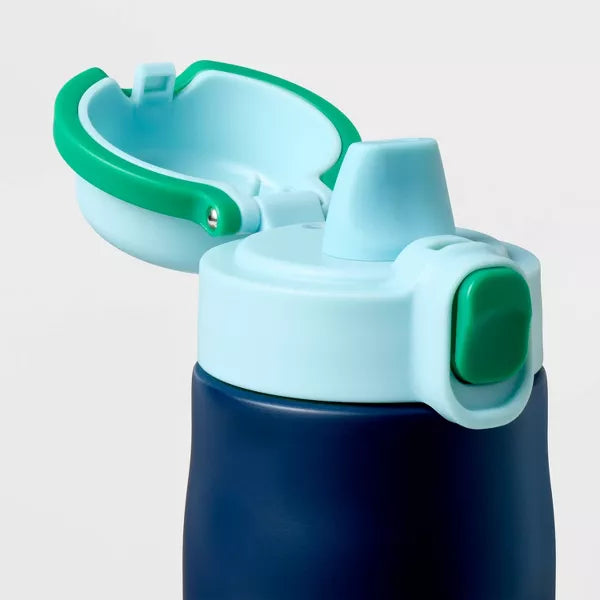 CAT & JACK™ 14OZ WATER BOTTLE - NAVY BLUE - Scratch & Dent