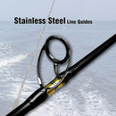 Fiblink Saltwater Jigging Spinning Rod 1-Piece Heavy Jig Fishing Rod B087R8MQVT - Brand New
