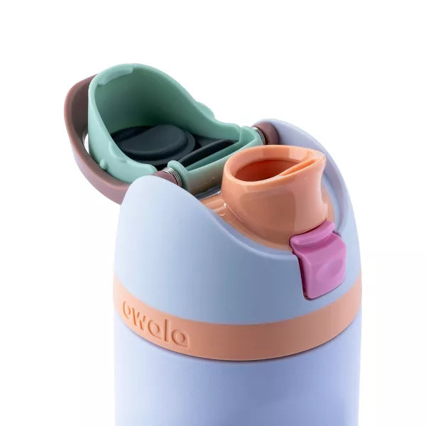 OWALA FREESIP STAINLESS STEEL WATER BOTTLE 24OZ - PERIWINKLE TWINKLE - Brand New