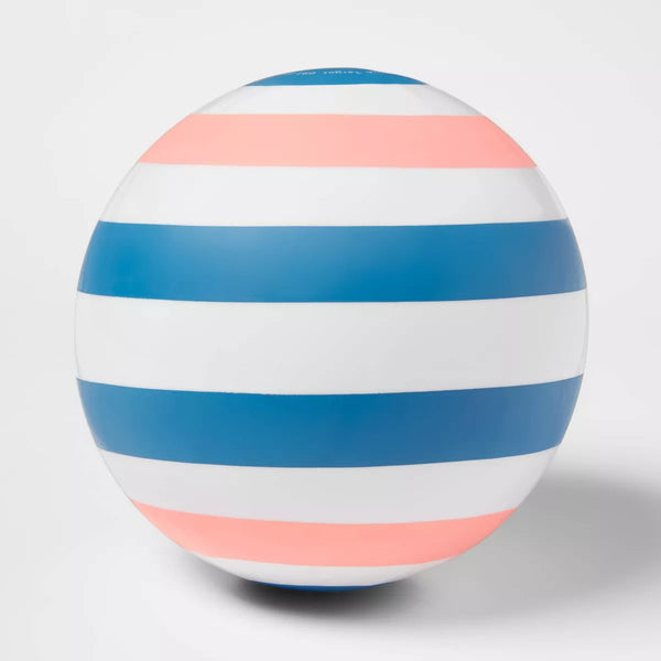 SUN SQUAD UNDERWATER 9" DIVE BALL VINYL POOL GAME FOR AGES 8+ - WHITE/BLUE/PINK - Like New