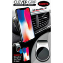 BELL+HOWELL CLEVER GRIP VENT PORTABLE PHONE MAGNETIC MOUNT, 1 PACK- SILVER/BLACK - Like New