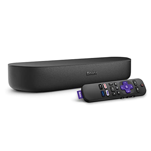 ROKU STREAMBAR 4K HDR STREAMING DEVICE PREMIUM ROKU REMOTE 9102X - BLACK - Brand New