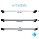 MingDak LED Aquarium Light for Fish Tanks,57 LEDs, 18.5" - Blue - Brand New