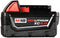 MILWAUKEE 48-11-1850 M18 REDLITHIUM 5.0AH BAT PACK - BLACK - Like New