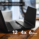 NETGEAR Nighthawk Router RAX120-100NAS 12-Stream Dual-Band Gigabit Router - Like New