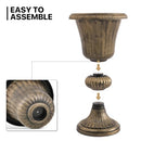 MoNiBloom 20" Urn Planter Vase Vintage Roman Flower Pot - Brass - Brand New