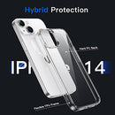 JETECH CASE IPHONE 14 6.1-INCH NON-YELLOWING SHOCKPROOF BUMPER COVER - CLEAR - Like New