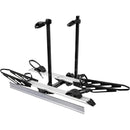 YOUNG ELECTRIC HITCH MOUNT BIKE RACK 200 LBS CAPACITY ALUMINUM 2 - BLACK/WHITE - Like New