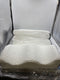 GENERIC WEDGE PILLOW SET, 39.35X27.55 INCH- WHITE/GRAY - Like New