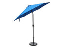 ASTELLA 9' RD CRANK OPEN TILTING MARKET UMBRELLA, ECO906D709-P01 - PACIFIC BLUE - Like New