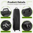UNIHIMAL GOLF TRAVEL BAG HARD CASE FOR AIRLINES - BLACK/BLUE - Brand New