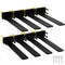 ISOKER 12 INCH SHELF BRACKETS, 8 PACK FLOATING SHELF BRACKET, 1/5” THICK - Like New