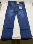 BLU ROCK DENIM JEANS MENS CLASSIC RELAXED FIT - SIZE: MEN 30X31 - DARK WASH - Like New