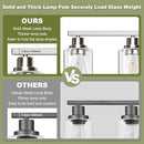 UNICOZIN Modern Bathroom Light Fixtures, 5 Light Vanity Lights - Brushed Nickel - Like New