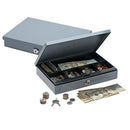 OFFICE DEPOT ULTRA-SLIM CASH BOX WITH SECURITY LOCK 2"H X 11 1/4"W X 7 1/2"D - Like New