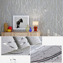 Q QIHANG 3D Thick Non-Woven Imitation Deerskin Deep Embossed Curve - Gray - Brand New