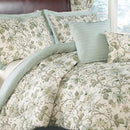 Waverly Felicite Set with Coordinating Bed Skirt and 2 Throw Pillows and 2 Shams - Brand New
