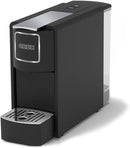 Crux Espresso Machine Nespresso Pods Large Water Tank Drip Tray- Black/Silver Like New