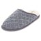 FLOOPI WOMEN’S ISABEL LATTICE KNIT SCUFF SLIPPERS SIZE WOMEN Medium (7-8) - GRAY - Brand New